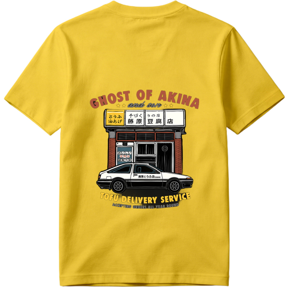 Ghost of Akina and Son: Tofu Delivery Service - Tee
