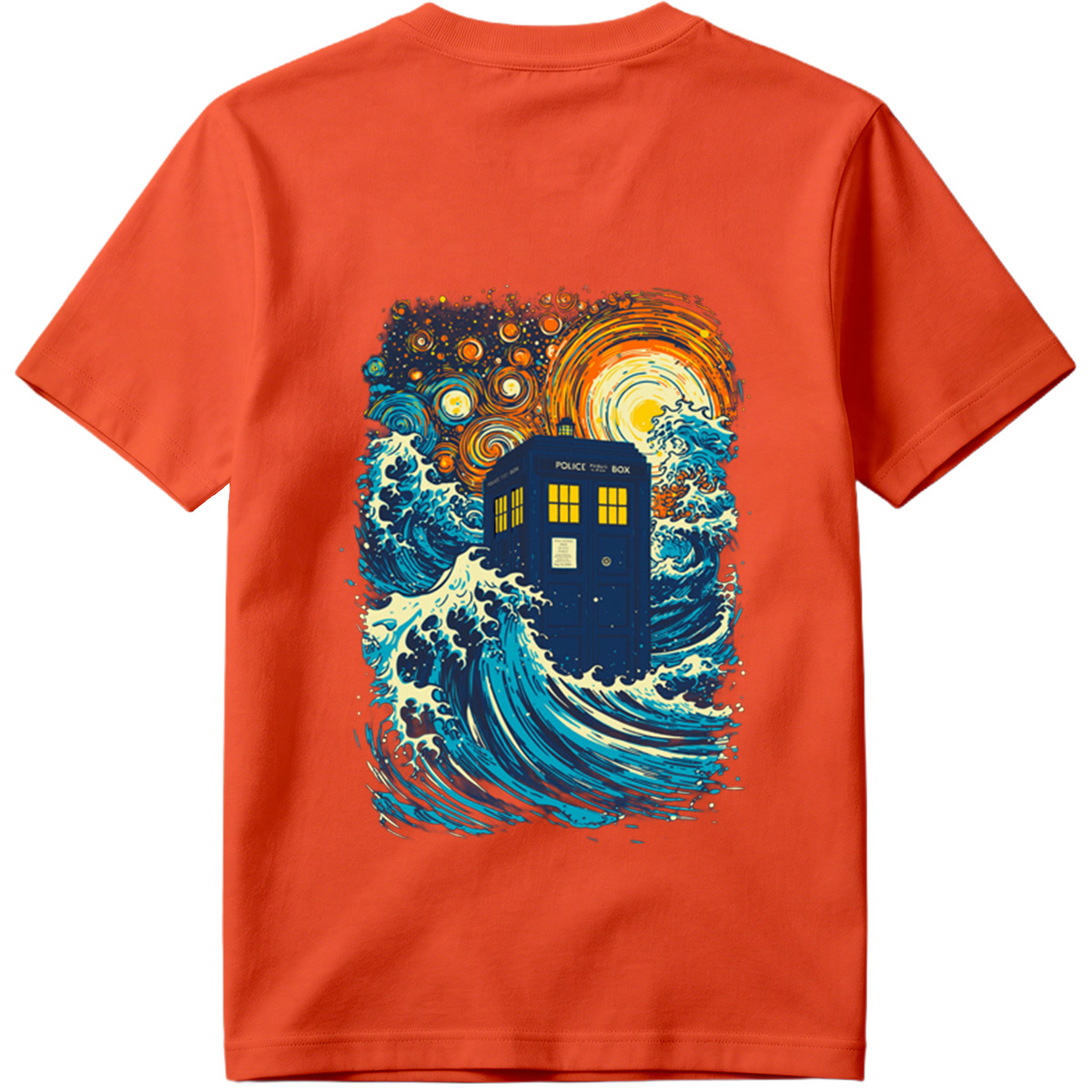 TARDIS in Stormy Seas - Tee