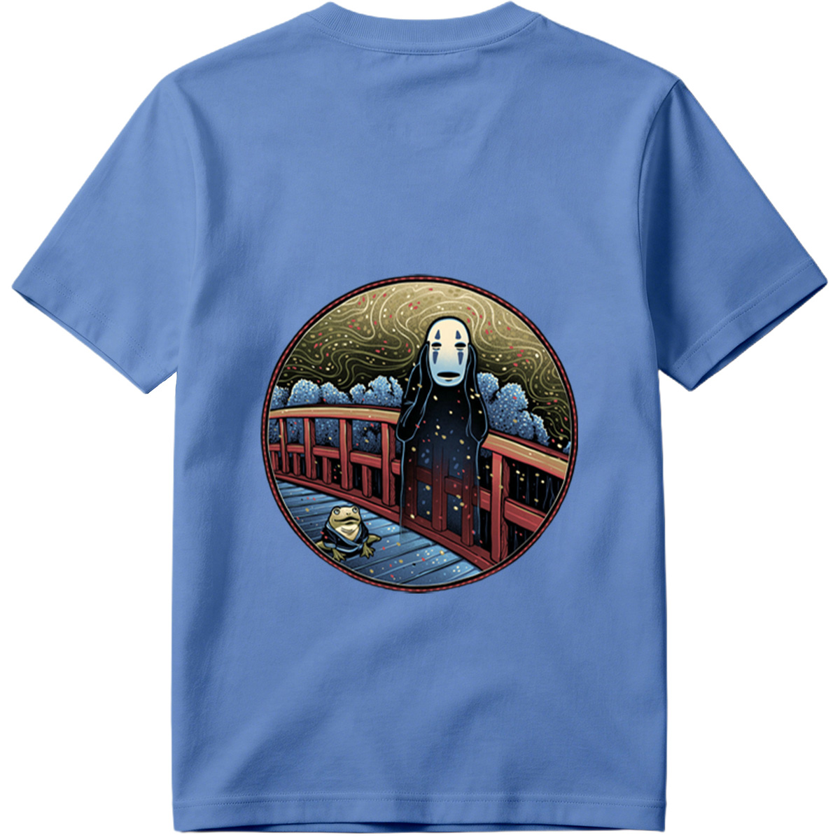 Spirited Away: No-Face and Frog on Bridge - Tee