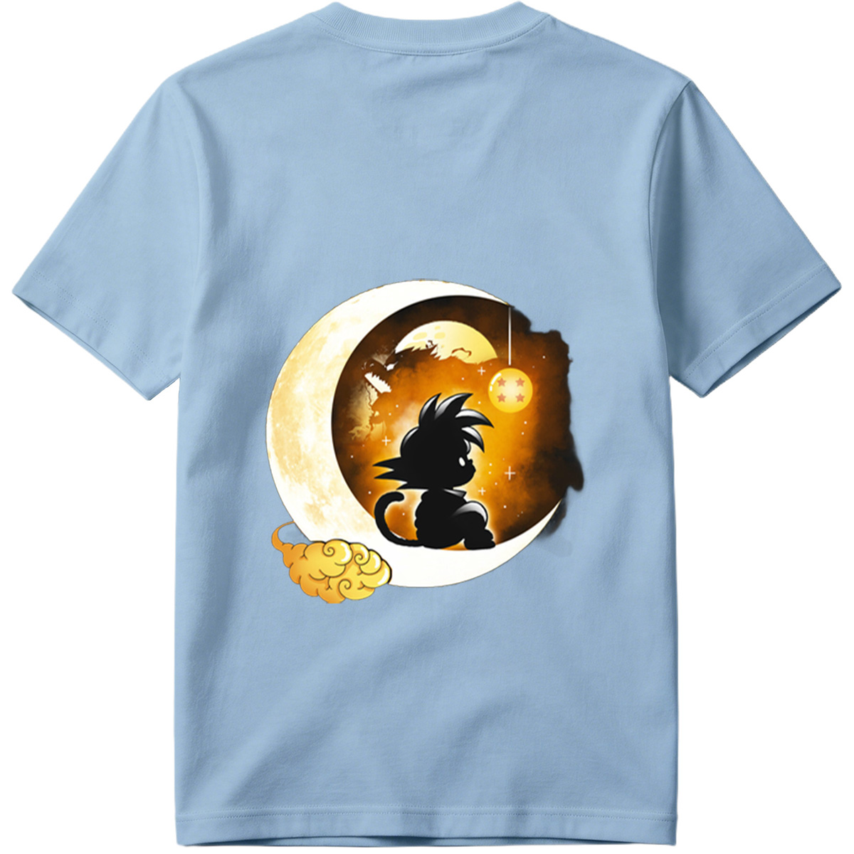Dragon Ball: Goku and Moon with Dragon Ball - Tee