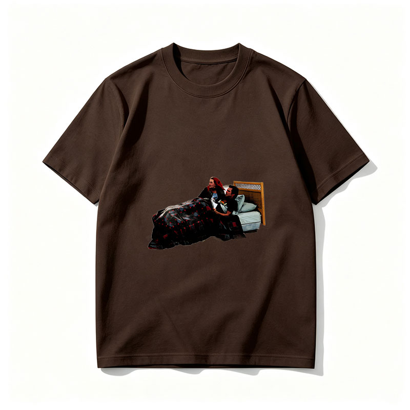 Couple in Bed Sharing a Moment - Tee