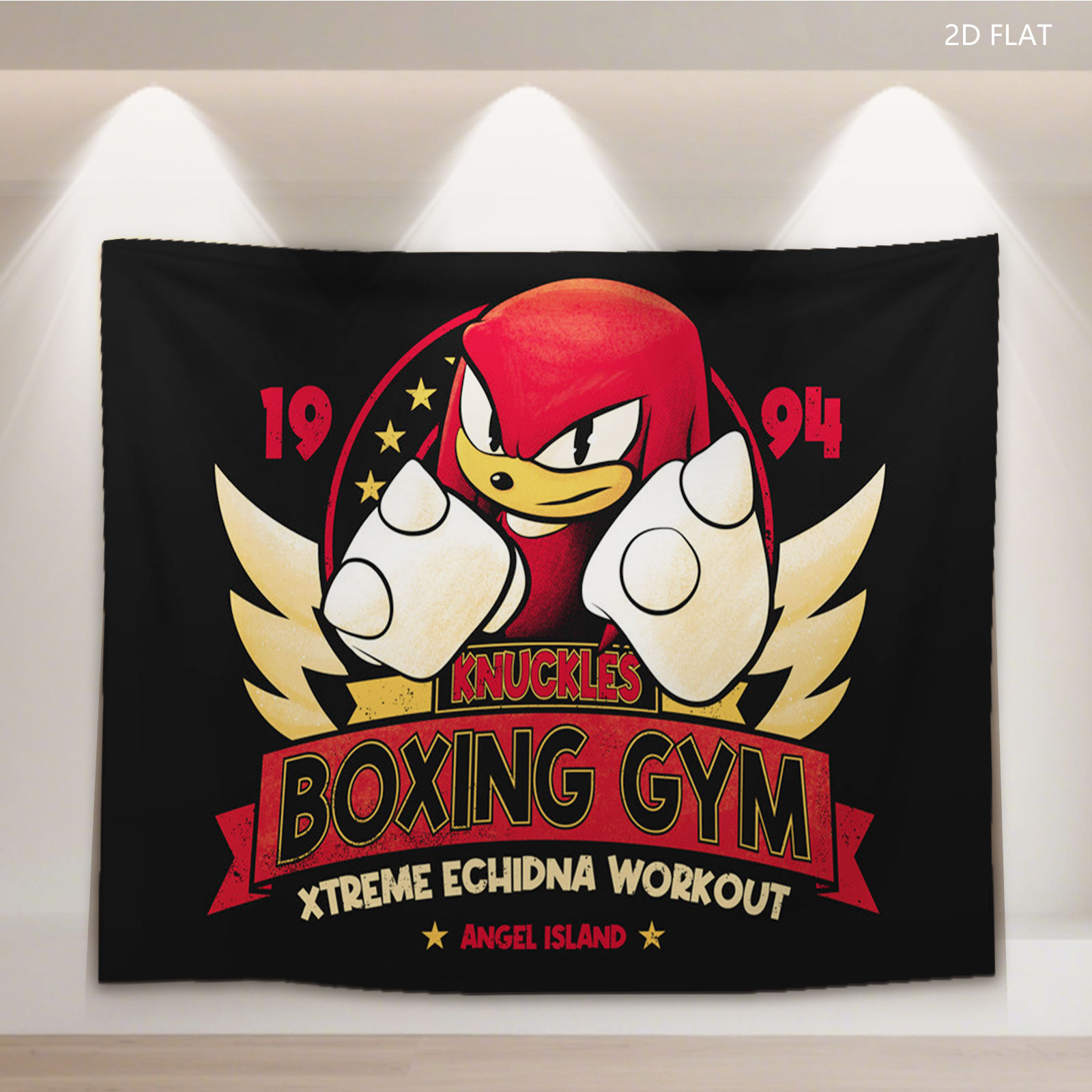 Knuckles Boxing Gym: Xtreme Echidna Workout, Angel Island - Tapestry