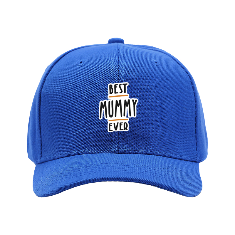 1pc New Baseball Cap Best Mummy Ever Print Unisex Adjustable Hat for Outdoor Activities Adults and Families Casual Wear Fashion Accessory