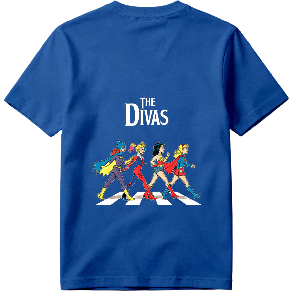 The Divas: Batgirl, Harley Quinn, Wonder Woman, Supergirl - Tee