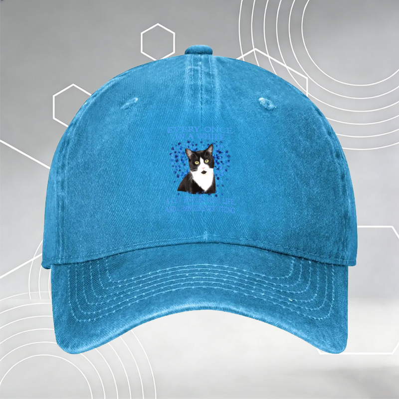 New Baseball Cap with Queen and King Card Art Print 