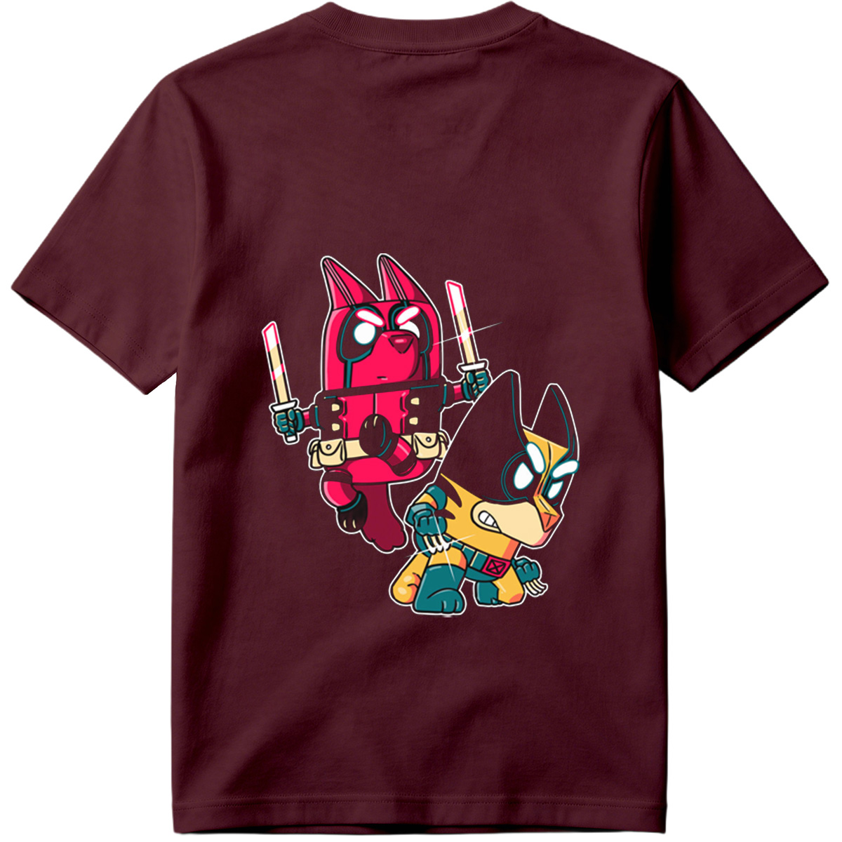 Deadpool and Batman: Chibi Heroes Clash - Tee