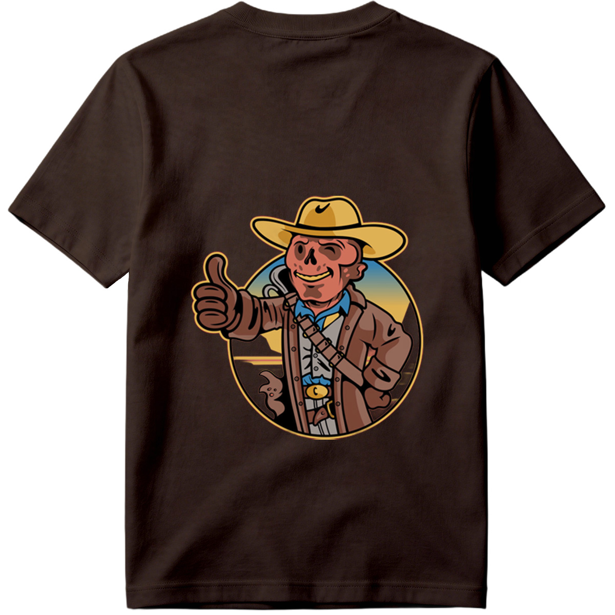 Cowboy Skeleton Thumbs Up - Tee