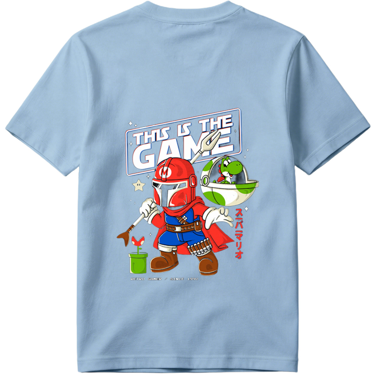 Super Mario Meets Mandalorian: This Is The Game - Tee