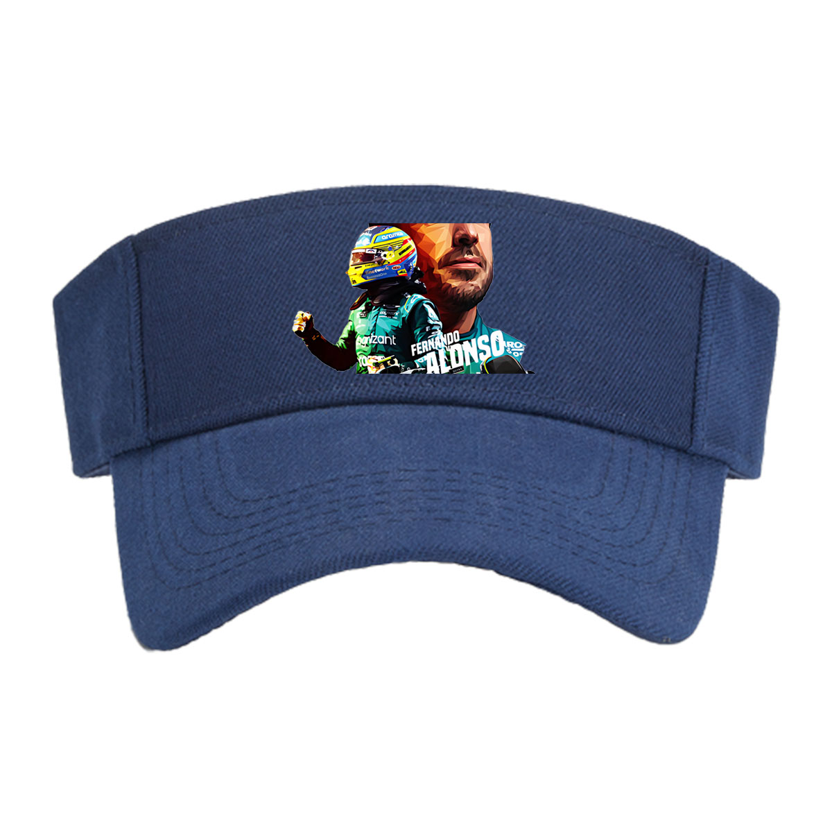 Fernando Alonso in Action: Formula 1 Racing Legend -  Visor cap