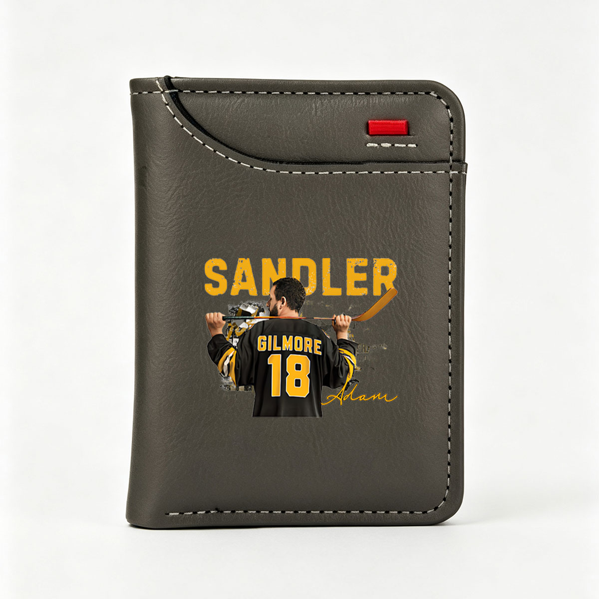 Adam Sandler as Gilmore, Hockey Player #18 - Vertical Style Wallet