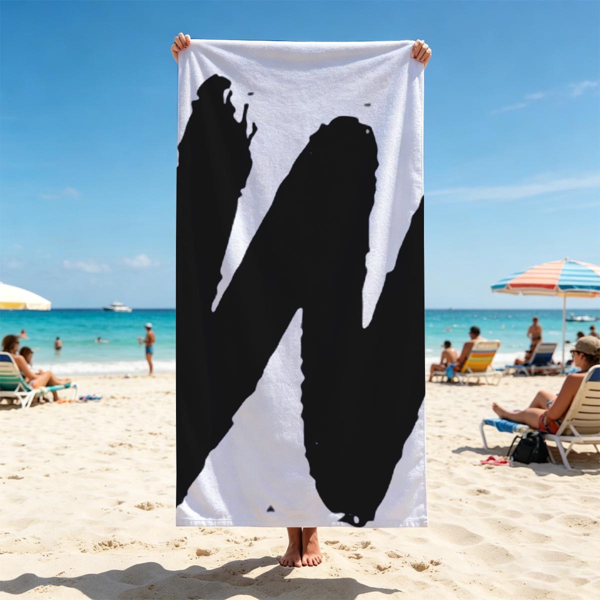 N.W.A. Rapper Group Logo - Beach towels