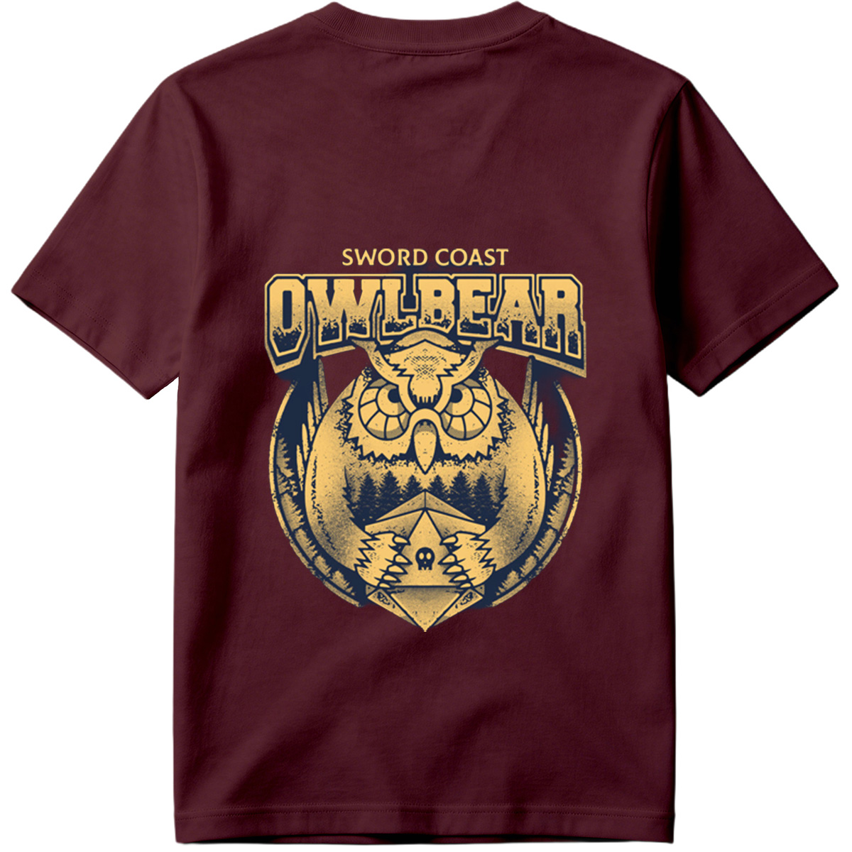 Sword Coast Owlbear: Fantasy Creature Emblem - Tee