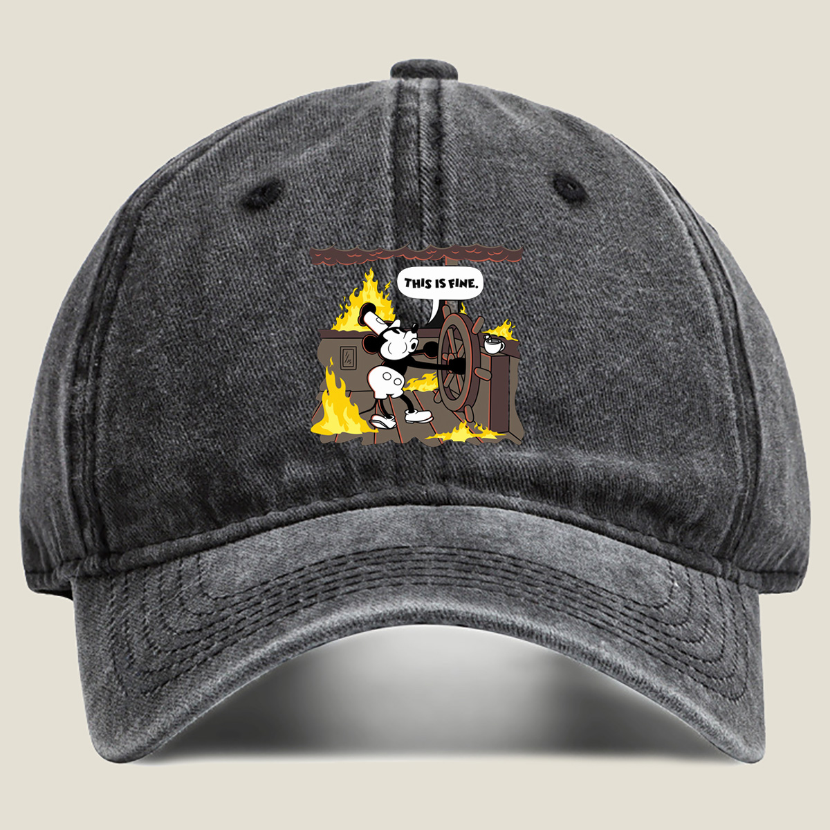 Mickey Mouse in a Burning Room: 