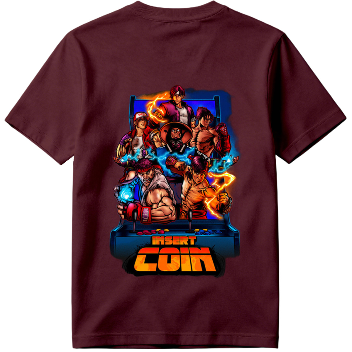 Street Fighter: Ryu, Ken, Chun-Li, Guile, Zangief, M. Bison - Tee