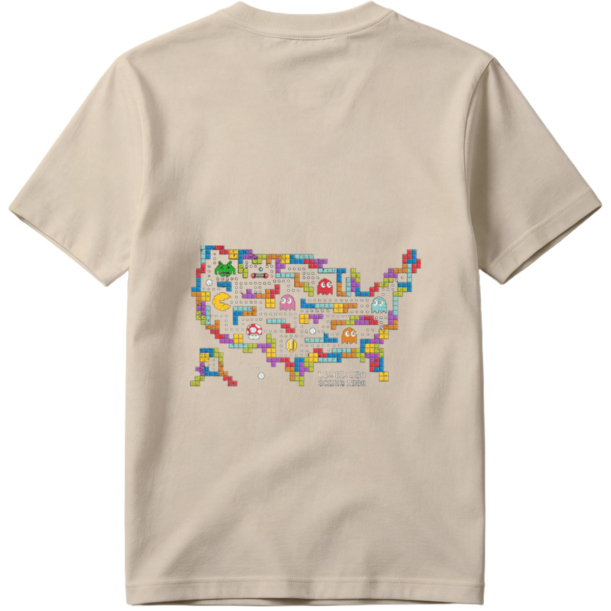 Pac-Man USA Map Adventure - Tee