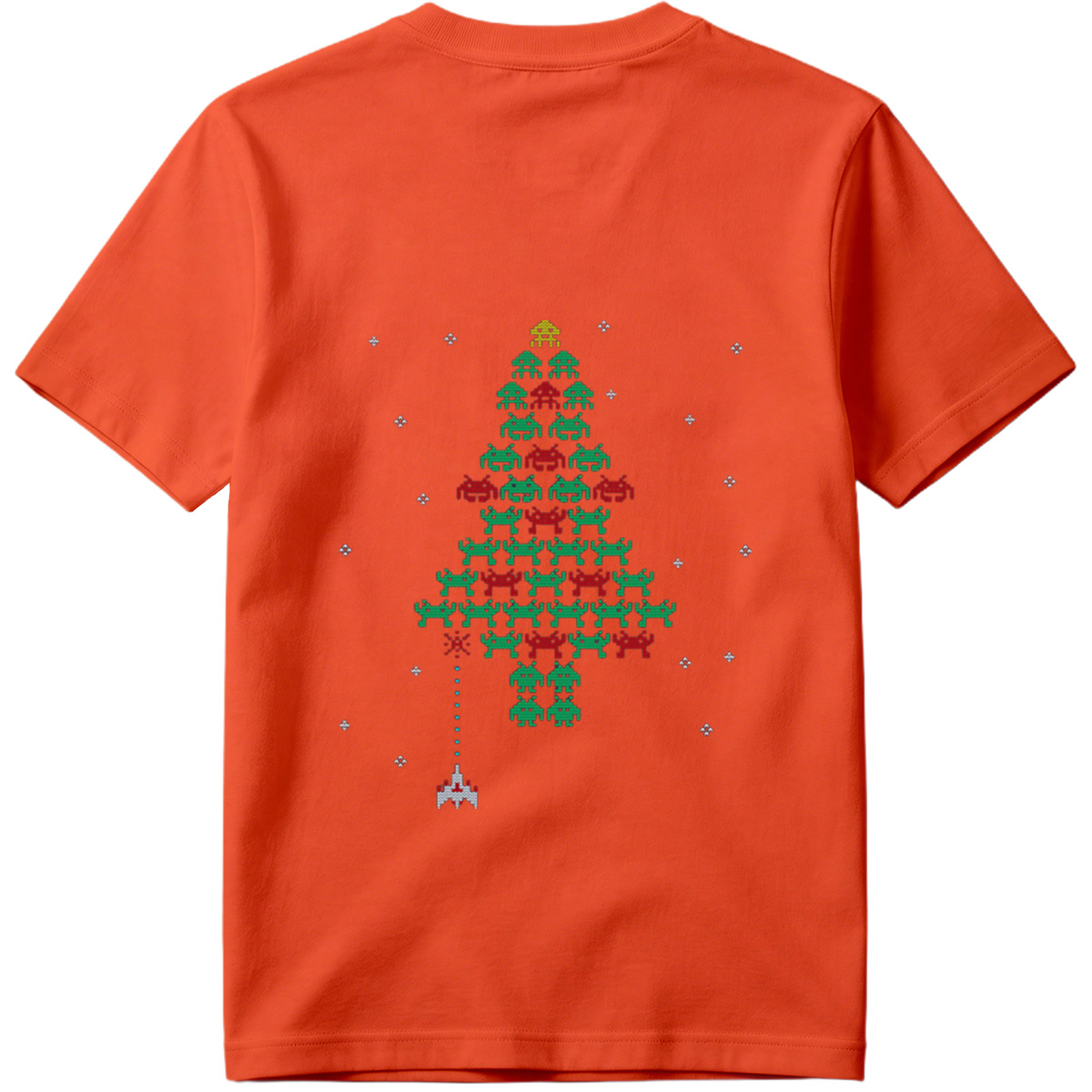 Space Invaders Christmas Tree - Tee