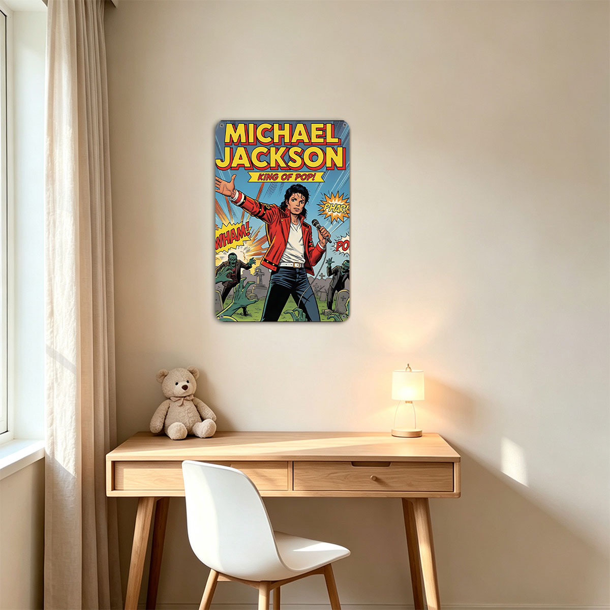 Michael Jackson: King of Pop! Zombies Attack - painting