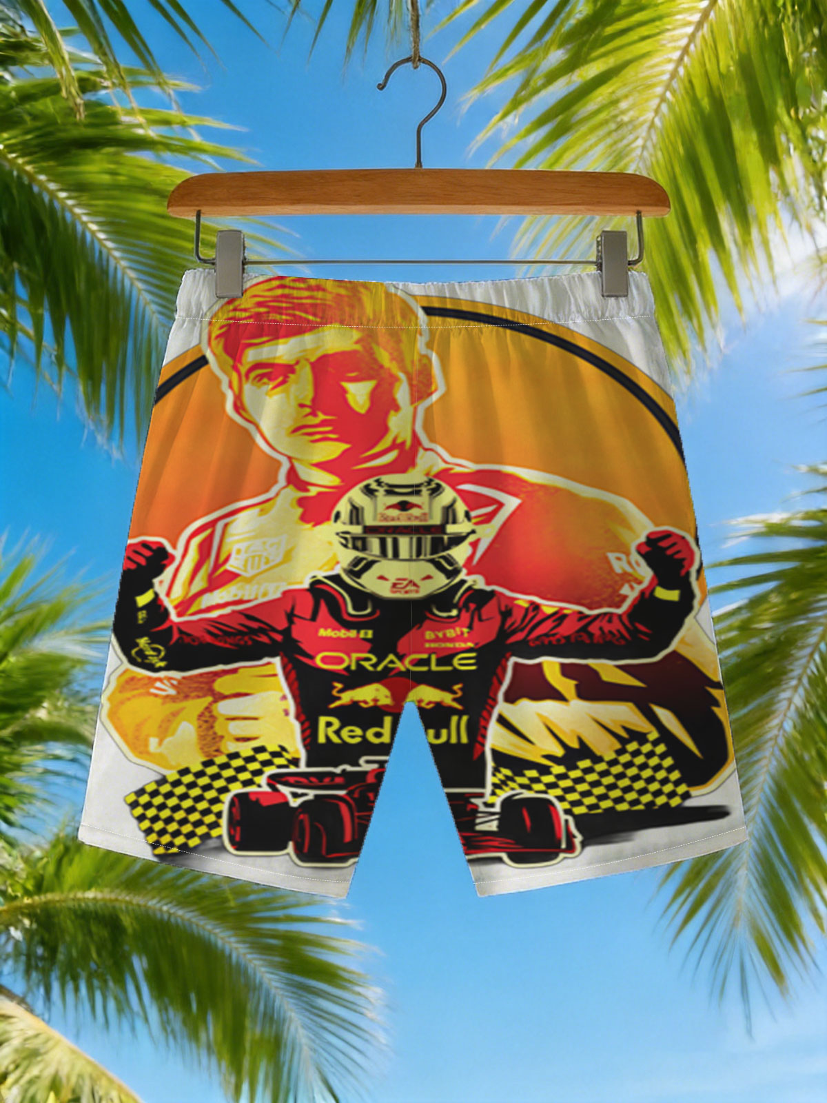Max Verstappen Red Bull Racing Formula 1 Champion -  Beach shorts