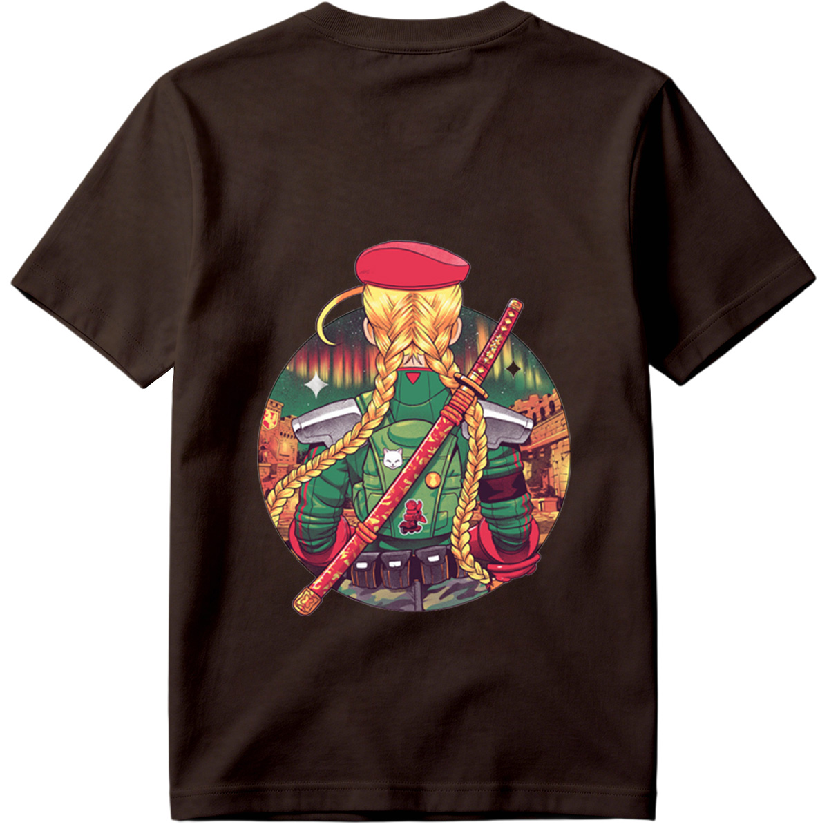 **Title:** Street Fighter - Cammy with Katana - Tee