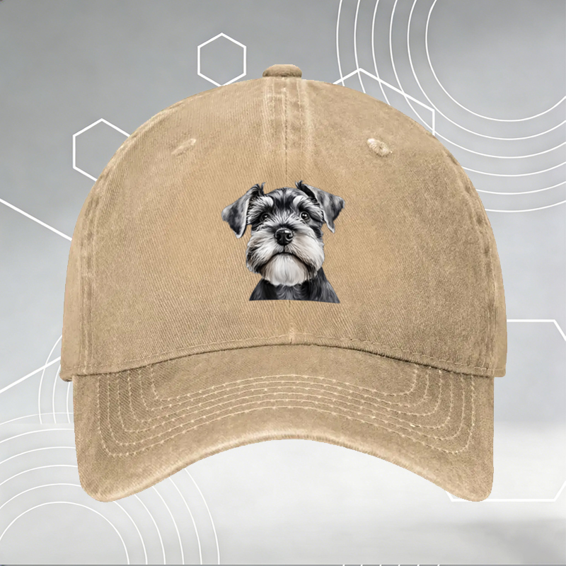New Baseball Cap with Religious Cross and Stars Print 