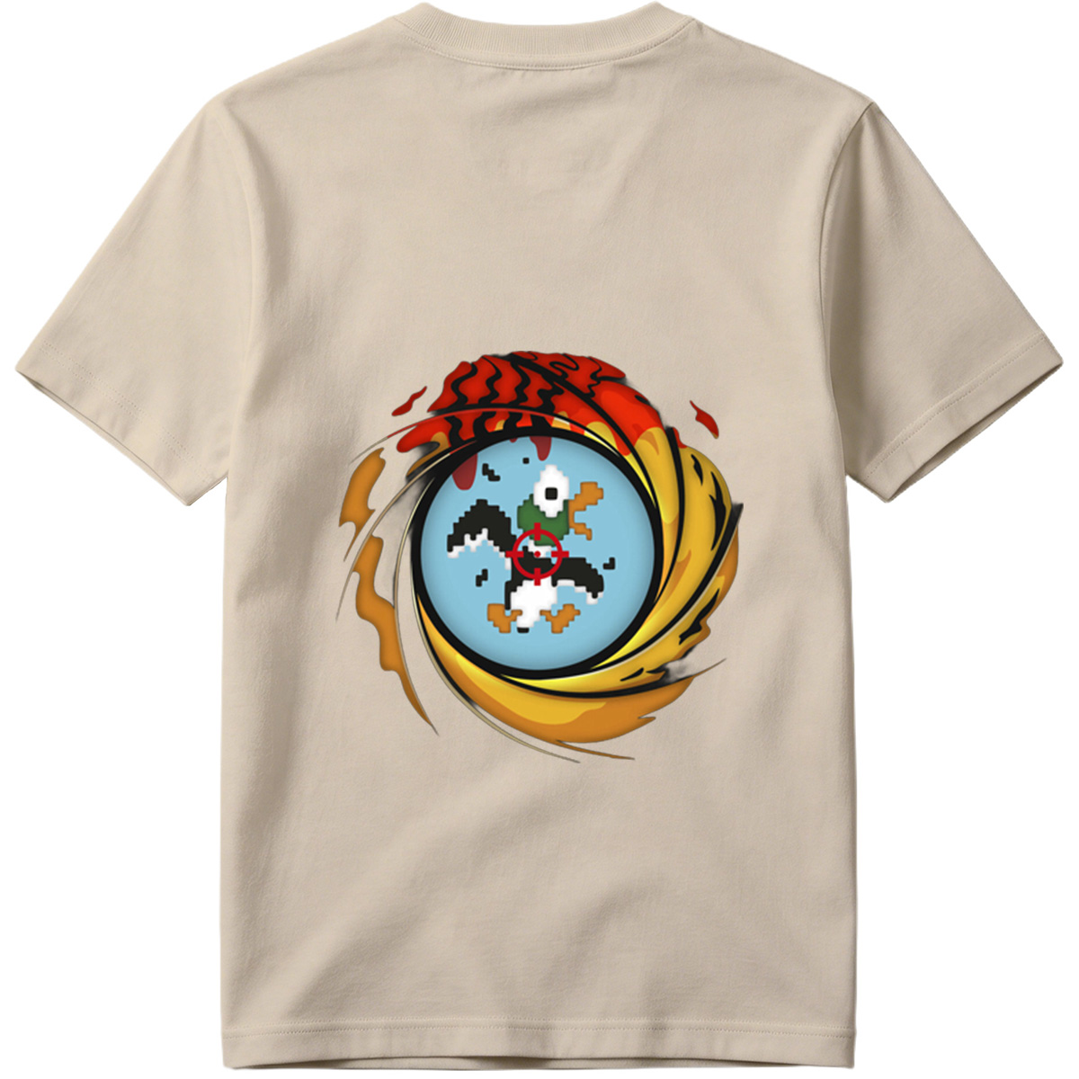 Duck Hunt: Pixel Duck in the Crosshairs - Tee