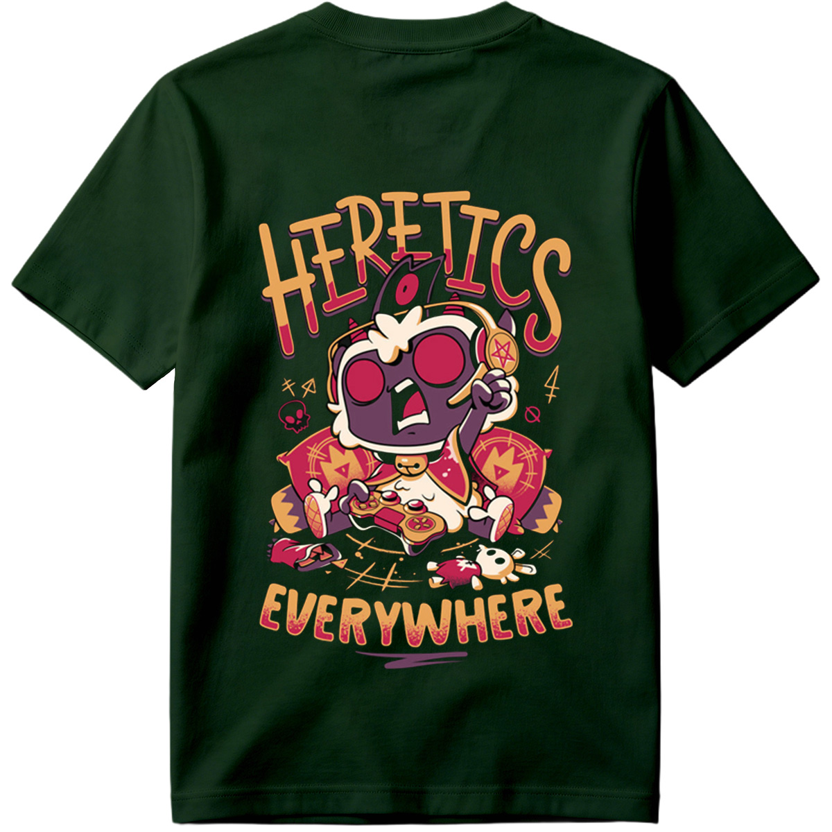 Heretics Everywhere: A Gaming Character Adventure - Tee