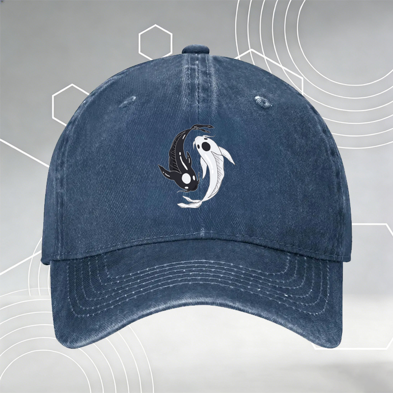 New Baseball Cap with Skull & Crossbones Print 