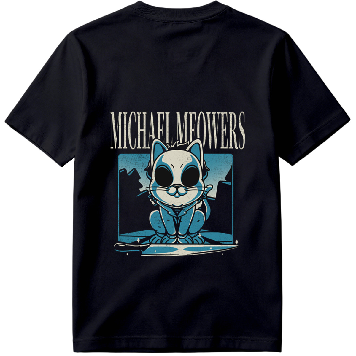 Michael Meowers Cat Character Design - Tee