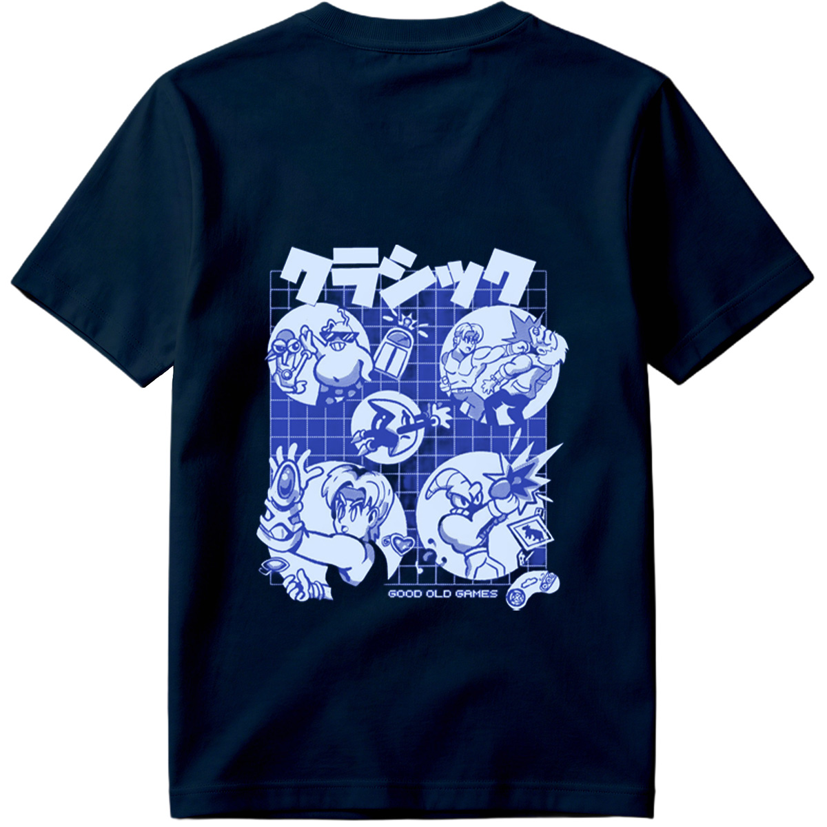 Classic Gaming Characters: Sonic, Knuckles, Tails, and Dr. Eggman - Tee