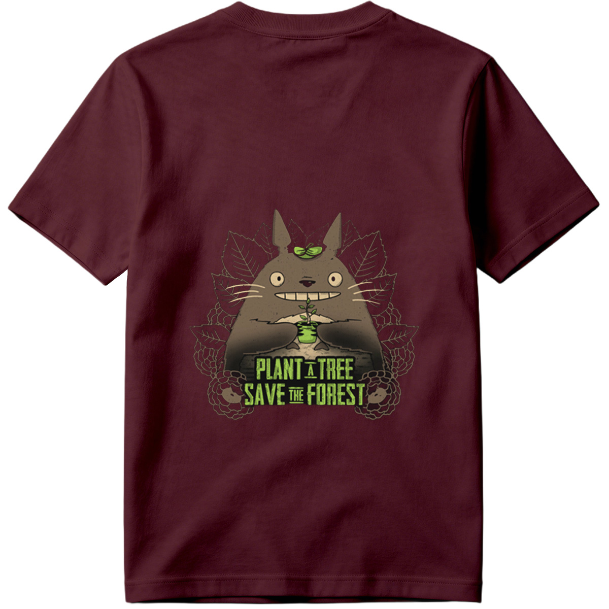 Totoro Plant a Tree Save the Forest - Tee
