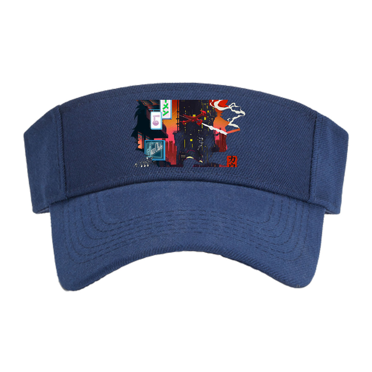 Cowboy in Neon City: Ramen, Jazz Club, and Flying Plane -  Visor cap