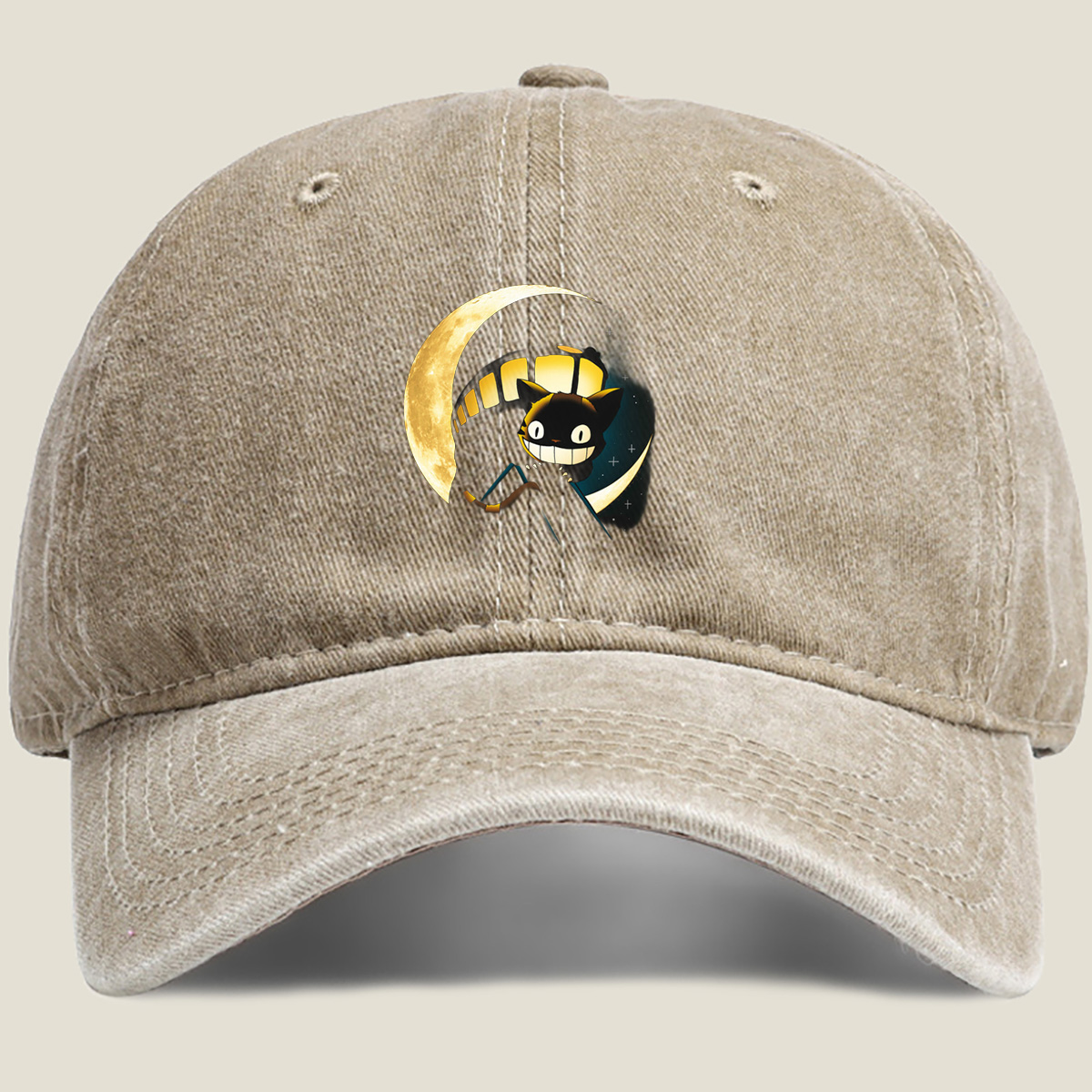 Jiji from Kiki's Delivery Service under the Moon - Washed Denim - Baseball Cap