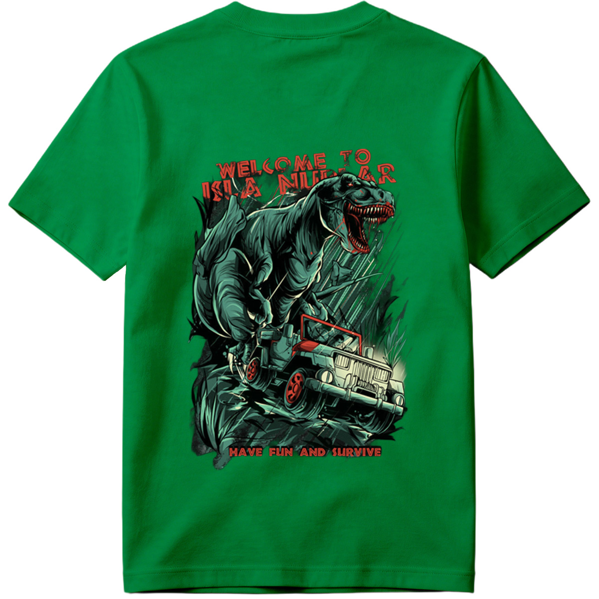 T-Rex vs Jeep: Welcome to Kla Nutar - Tee