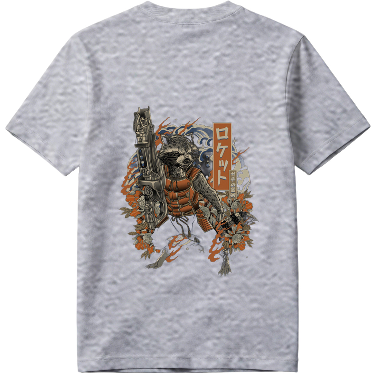 Rocket Raccoon in Japanese Style Art - Tee