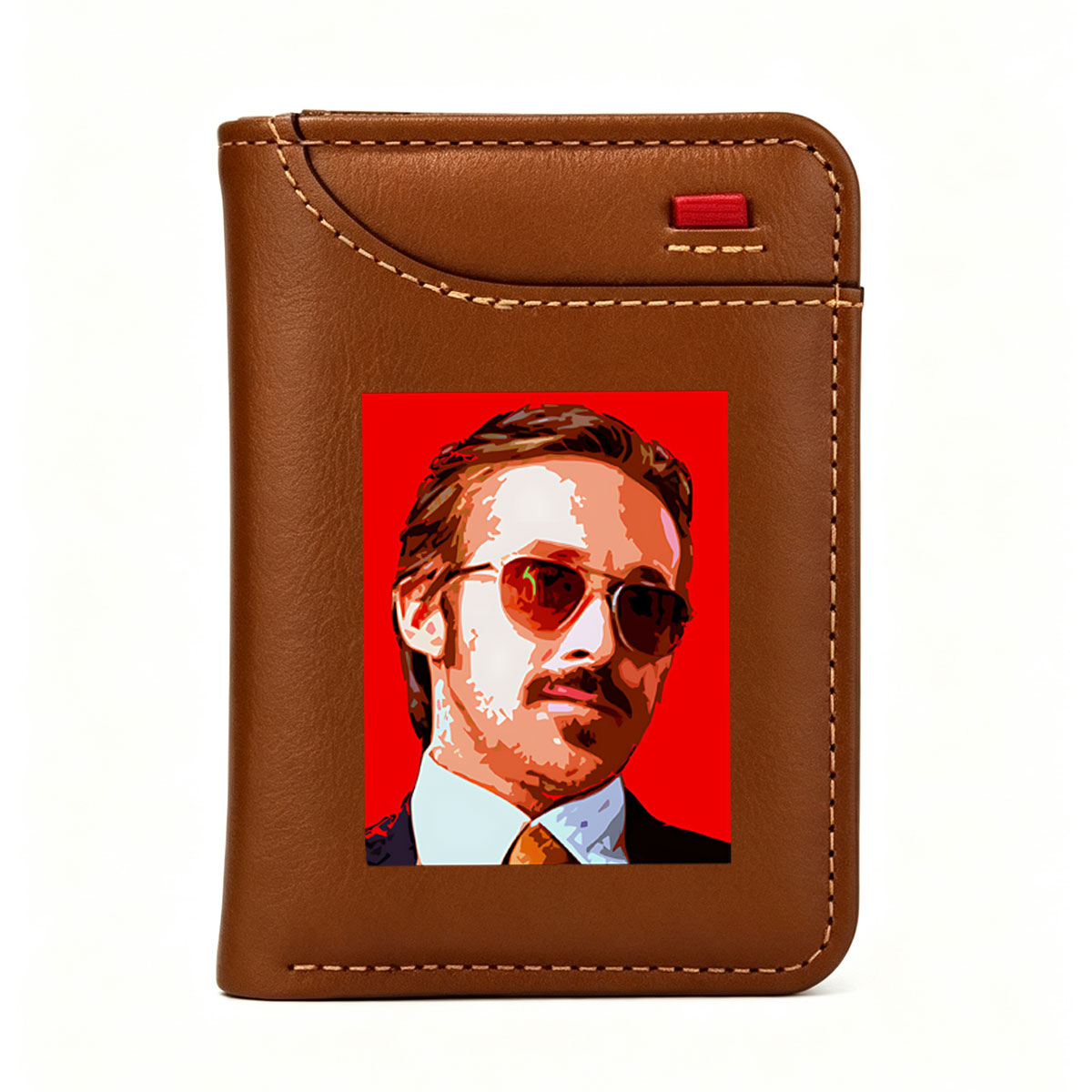 TaronEGerton in Aviator Sunglasses Pop Art Portrait - Vertical Style Wallet