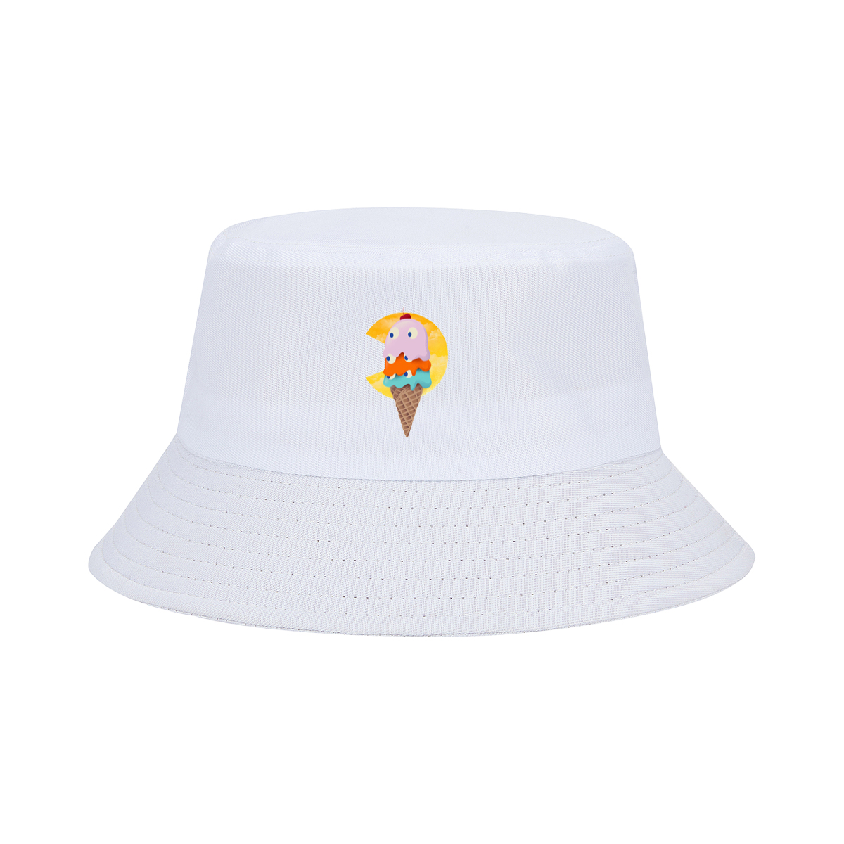 Pac-Man Ice Cream Cone - Fisherman's Hat