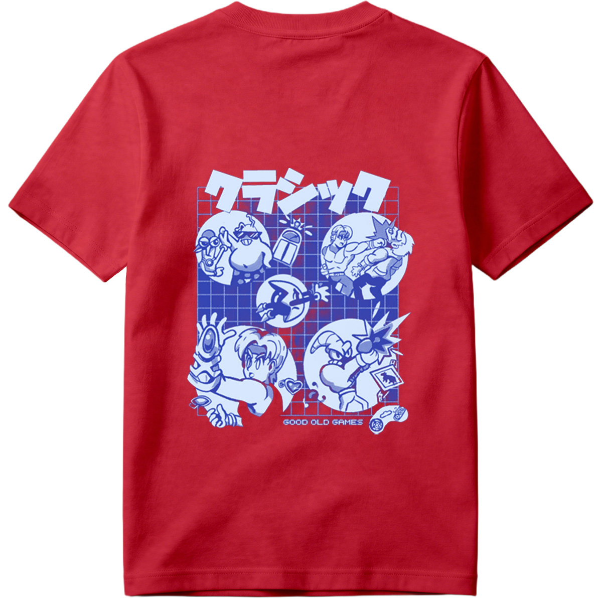 Classic Gaming Characters: Sonic, Knuckles, Tails, and Dr. Eggman - Tee