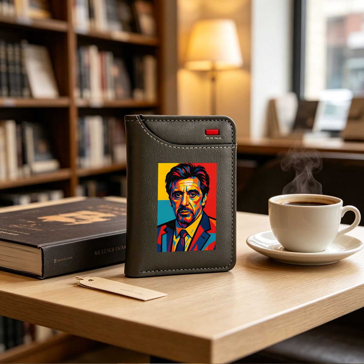 Al Pacino Pop Art Portrait - Vertical Style Wallet
