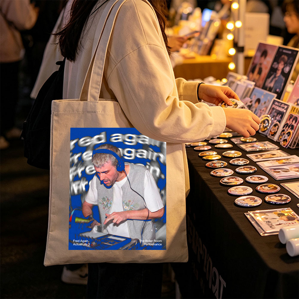Fred Again.. Live Performance at The Boiler Room DJ Set - Canvas tote bags
