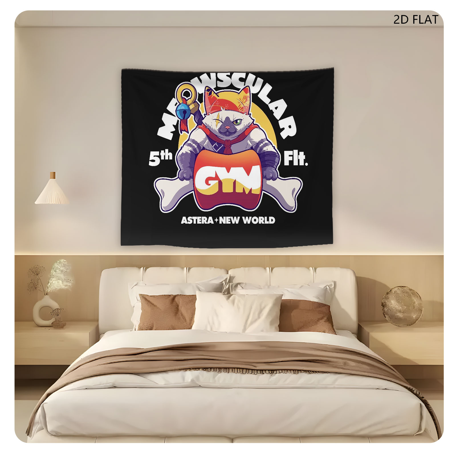 MUSCULAR GYM 5th Ft. ASTERA+NEW WORLD - Tapestry