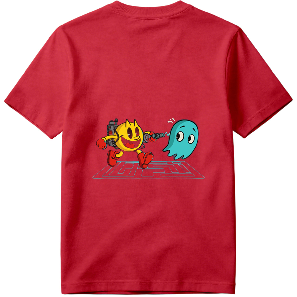 Pac-Man and Ghost in Action - Tee