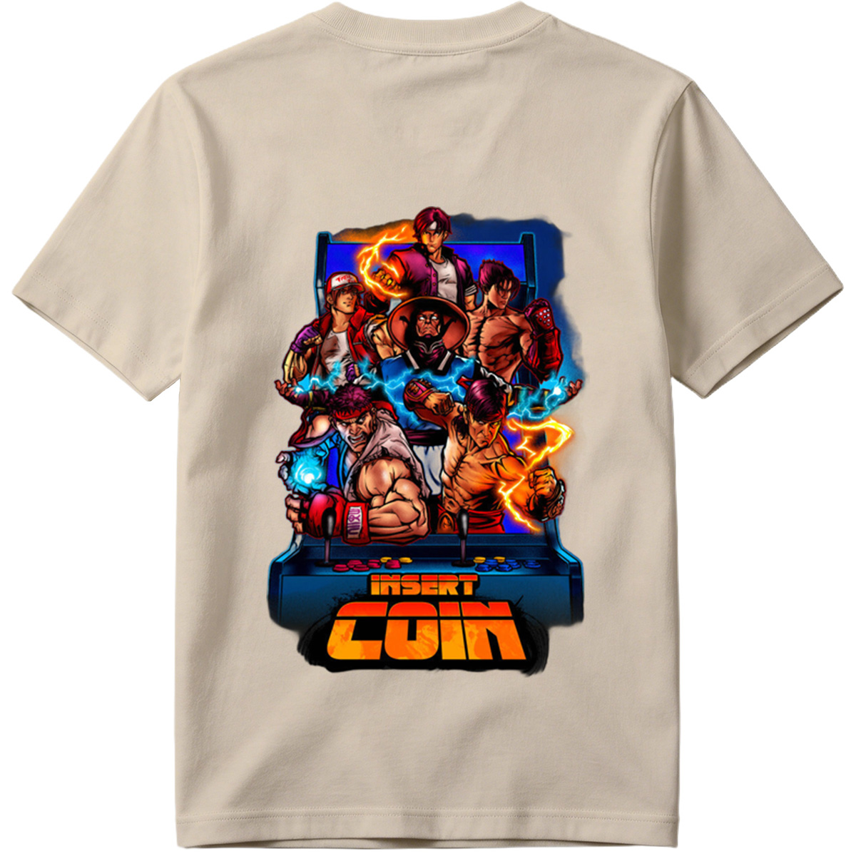 Street Fighter: Ryu, Ken, Chun-Li, Guile, Zangief, M. Bison - Tee