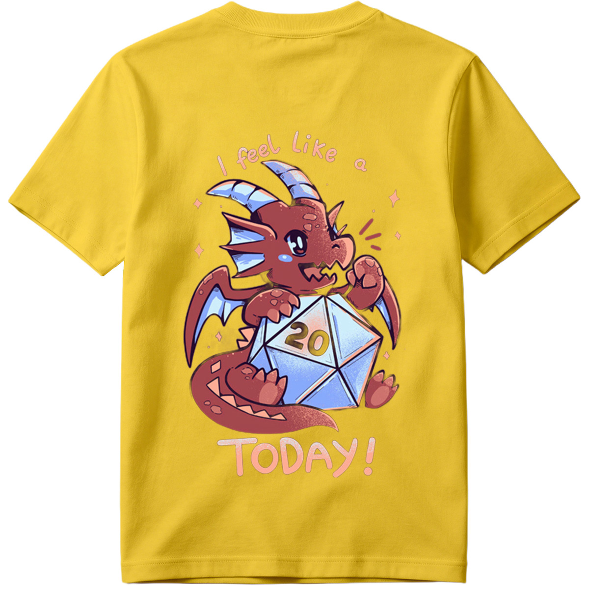 Dragon with D20 Dice - 