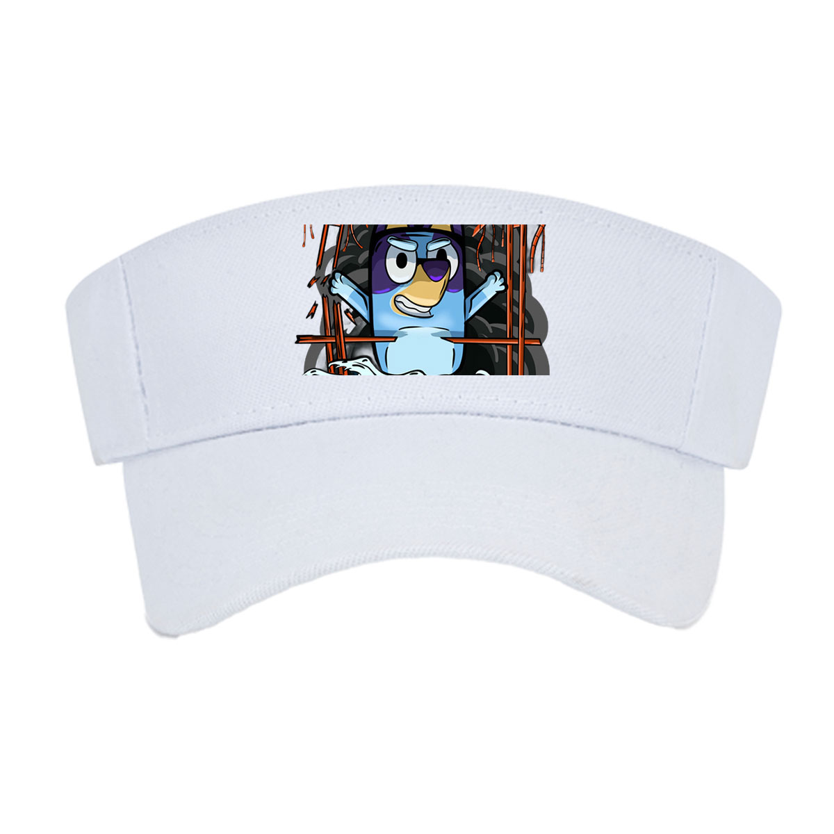 Bluey the Pirate Dog in a Stormy Sea Adventure -  Visor cap
