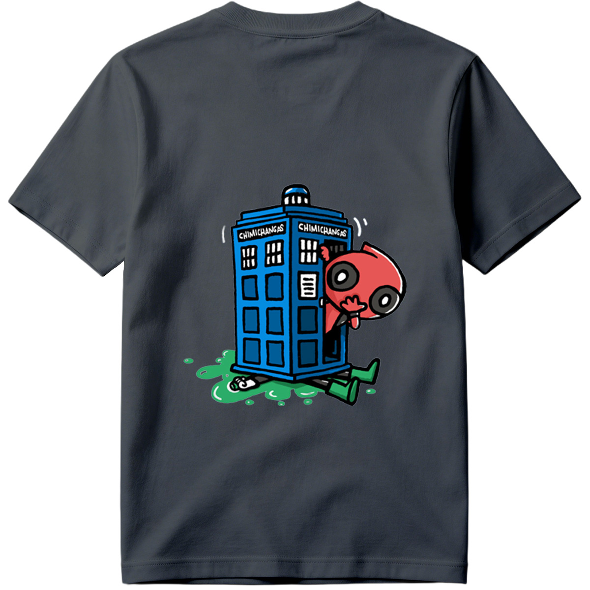 Rick and Morty Meets Doctor Who: Chimichangas TARDIS - Tee