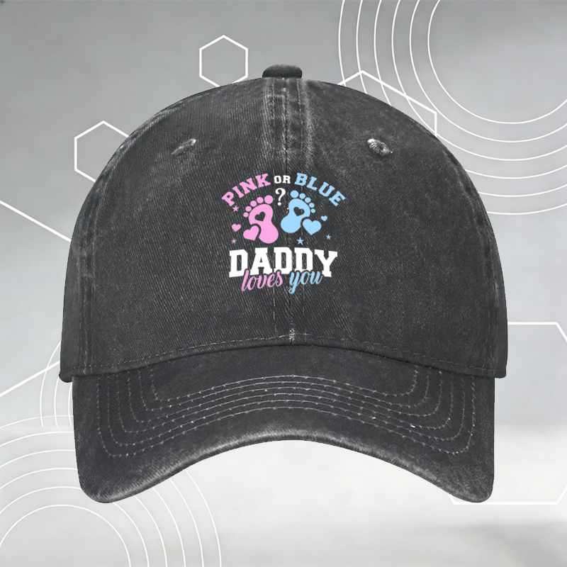 New Baseball Cap with Cute Ghost Emotions Print 