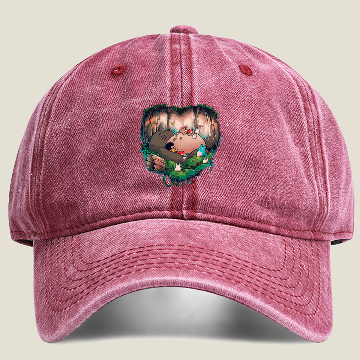 My Neighbor Totoro: Mei, Satsuki, and the Forest Spirits - Washed Denim - Baseball Cap