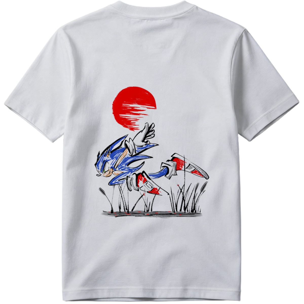 Sonic the Hedgehog Running at Sunset - Tee