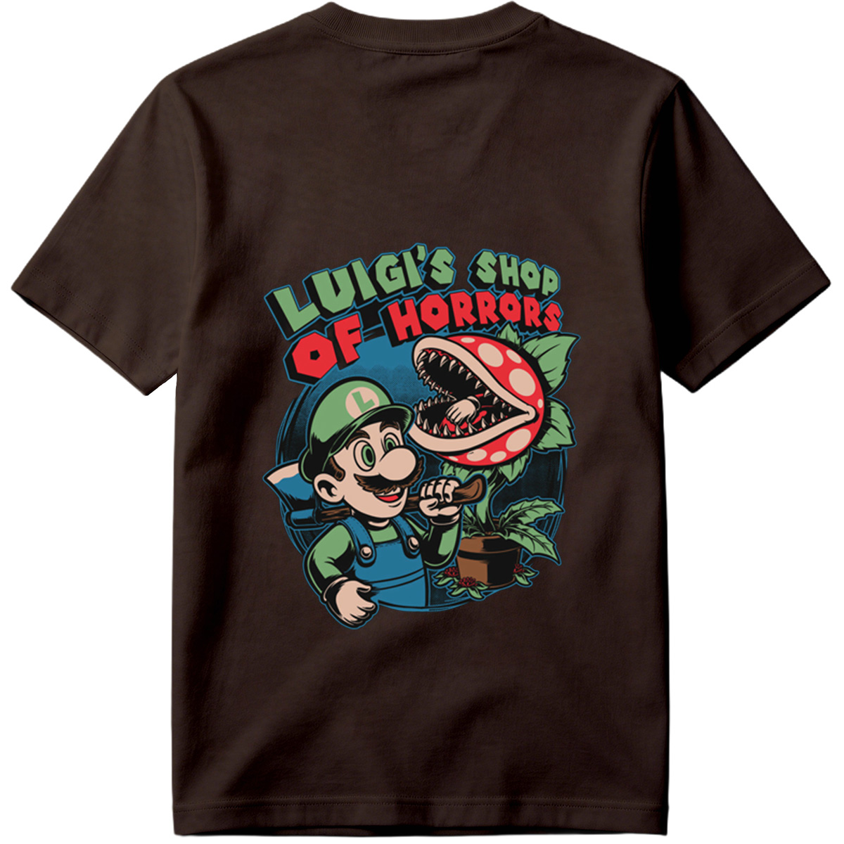 Luigi's Shop of Horrors: Luigi and Piranha Plant - Tee