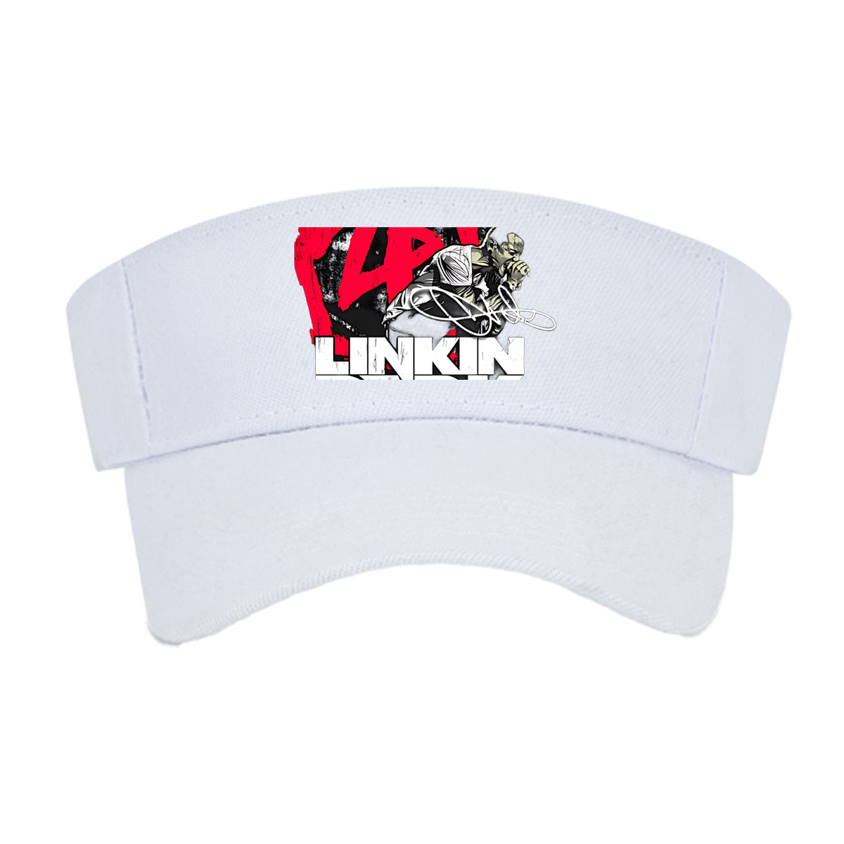 Linkin Park - Chester Bennington Singing with Band Logo -  Visor cap